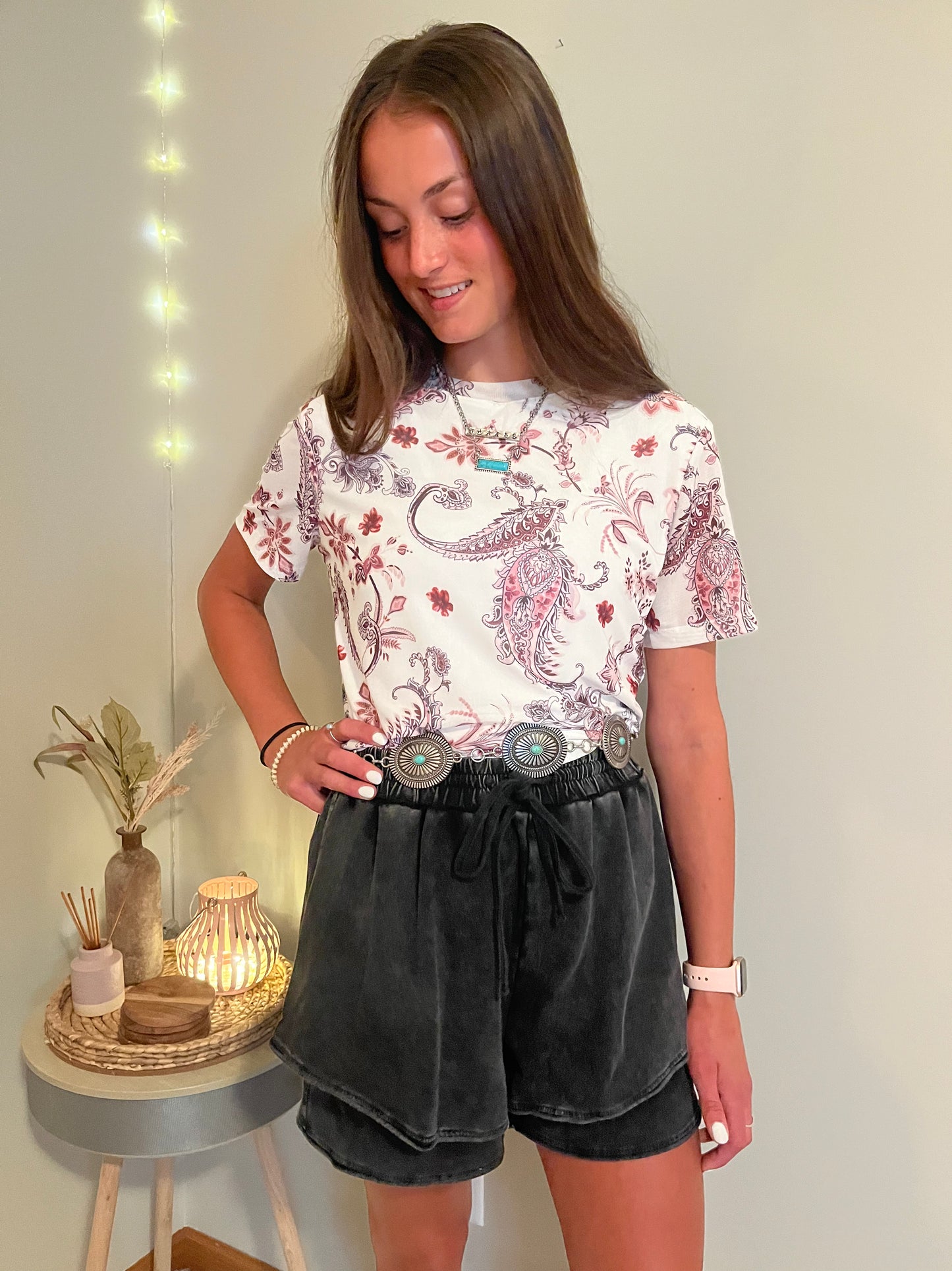 Vintage Paisley T Shirt
