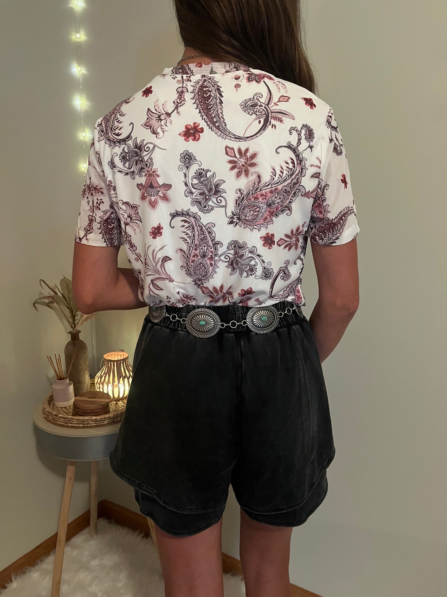 Vintage Paisley T Shirt
