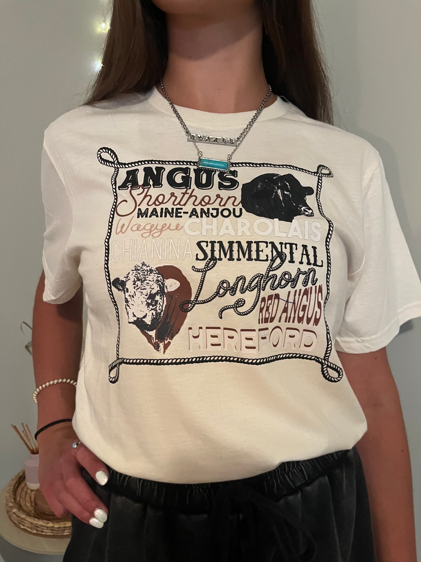 Cattle Names Graphic T Shirt