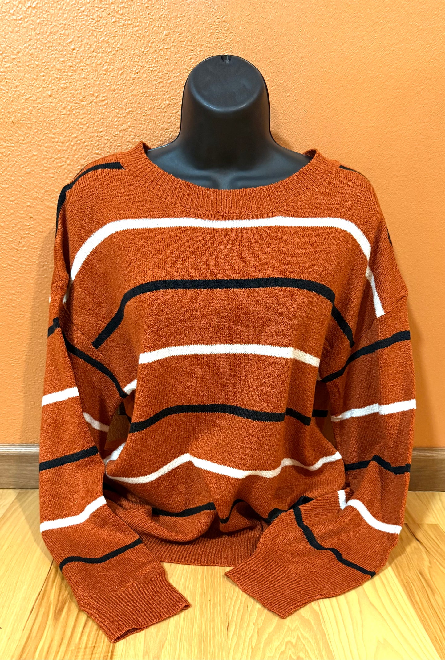 Orange Sweater