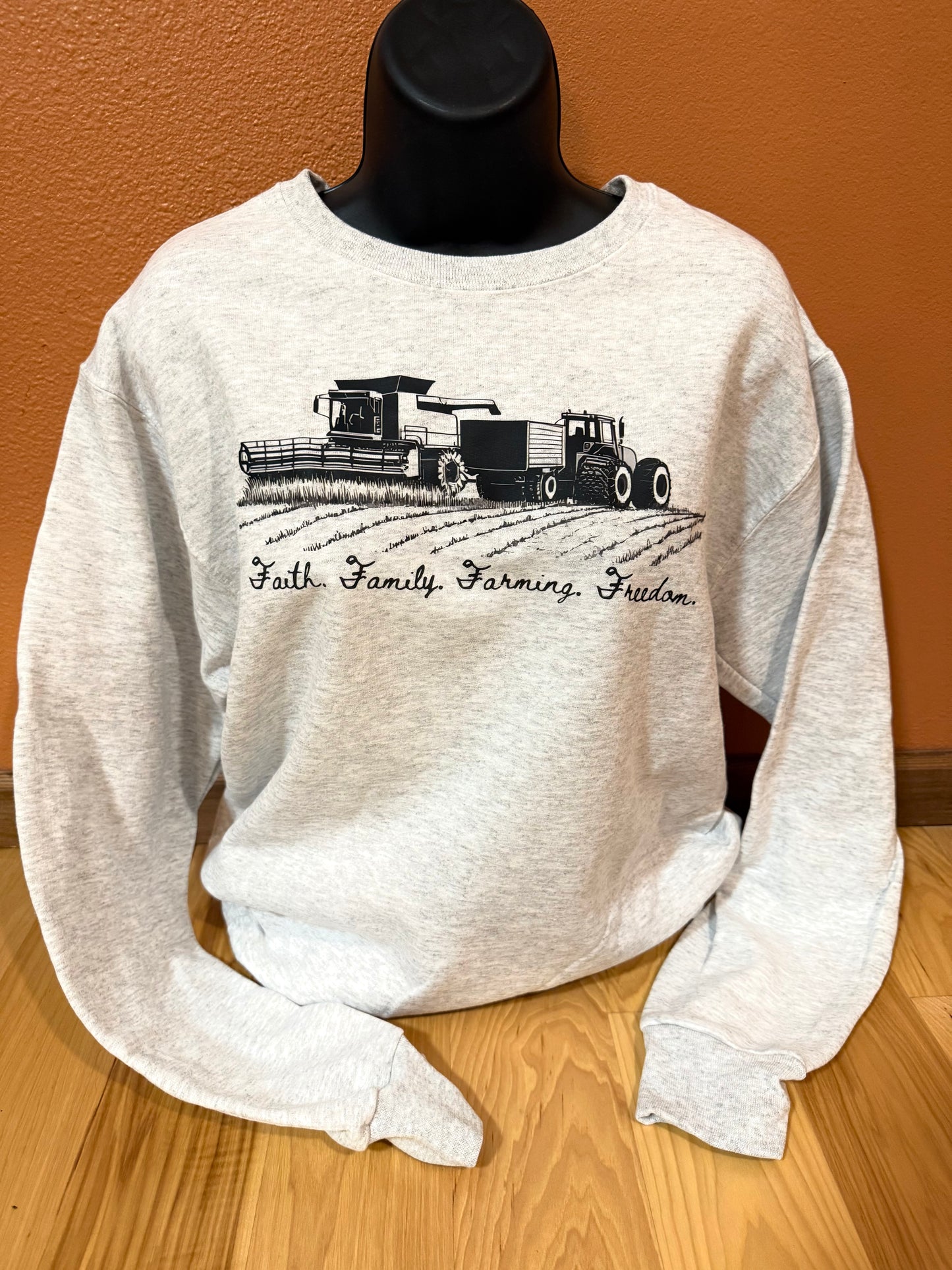 Faith Family Farming Freedom Crewneck