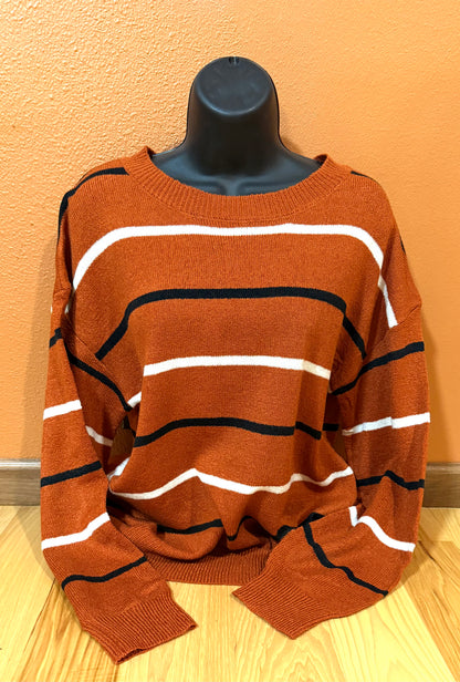 Orange Sweater