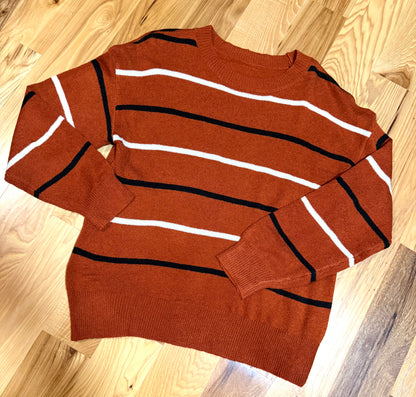 Orange Sweater