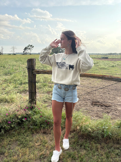 Cattle Grazing Sweatshirt